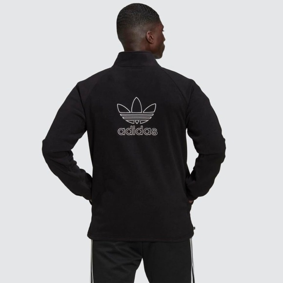 Black Fleece Adidas Quarter Zip Sweater (M) - Picture 3 of 8